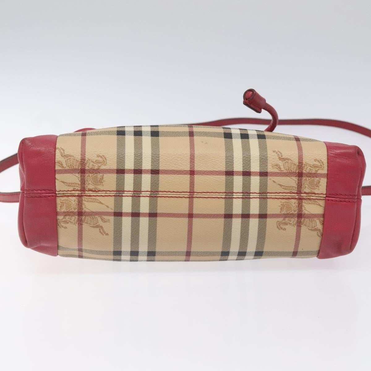 Burberry Nova Check Shoulder Bag Canvas And Leather Beige Pvc Shoulder Bag