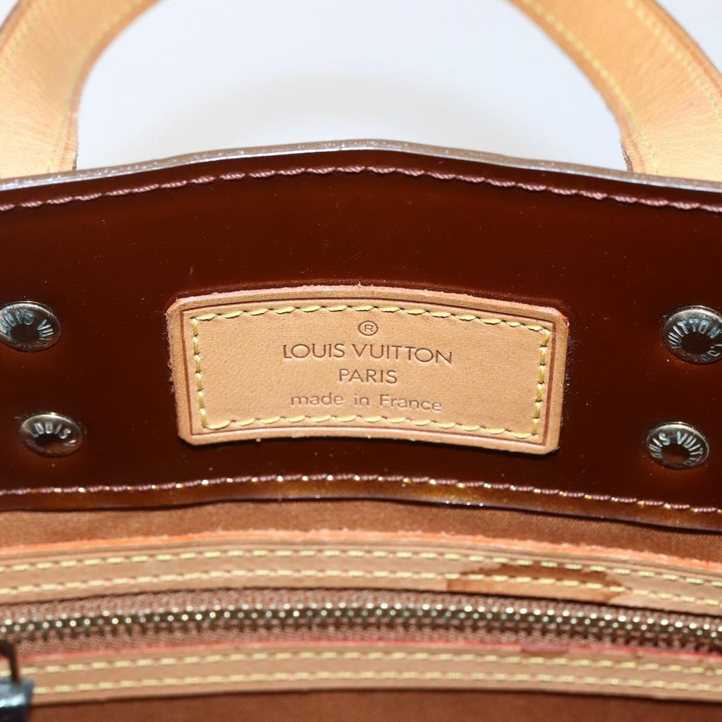 Louis Vuitton Reade Handbag Monogram Vernis Brown Patent_Leather Handbag