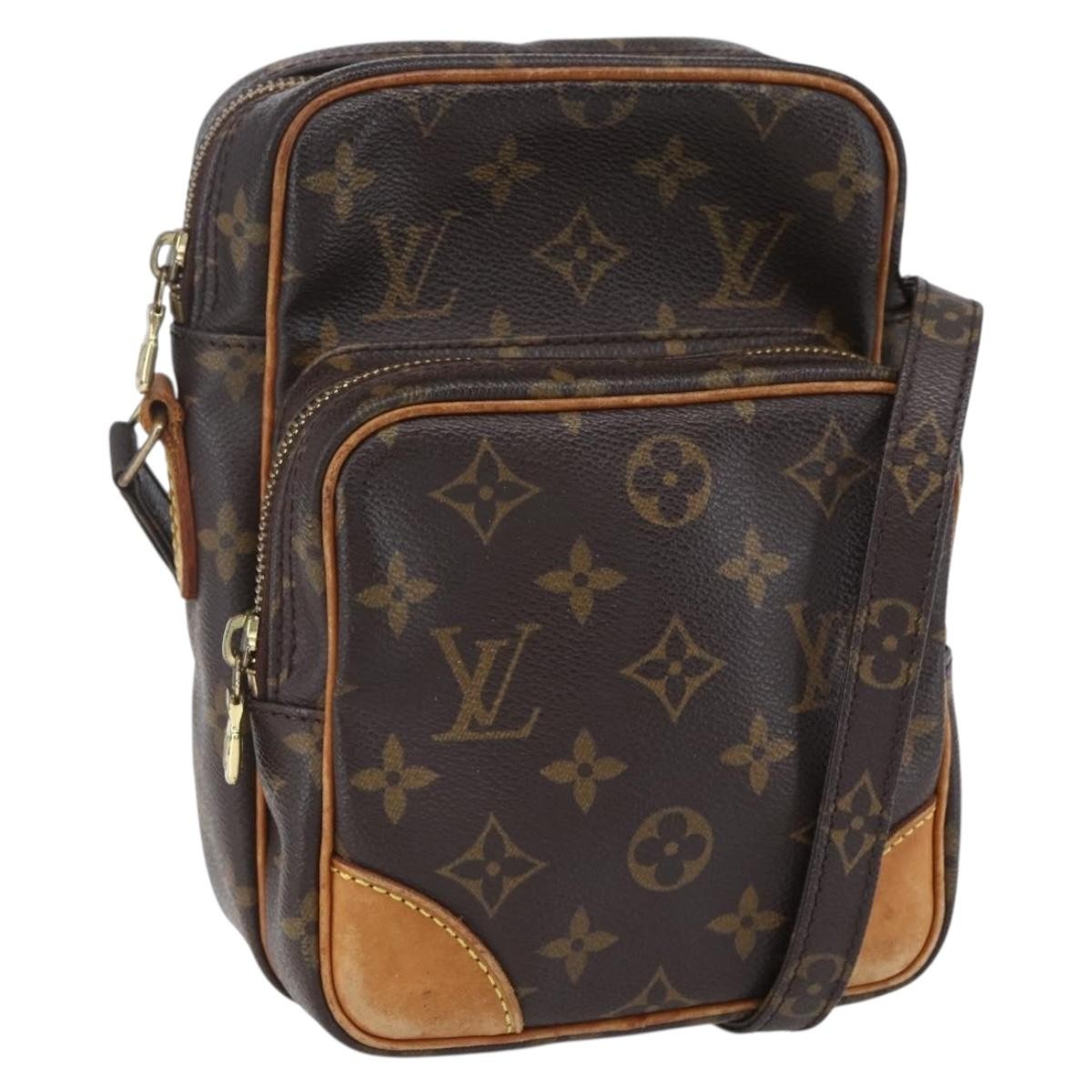 Louis Vuitton Amazone Bag Monogram Canvas Brown Canvas Shoulder Bag