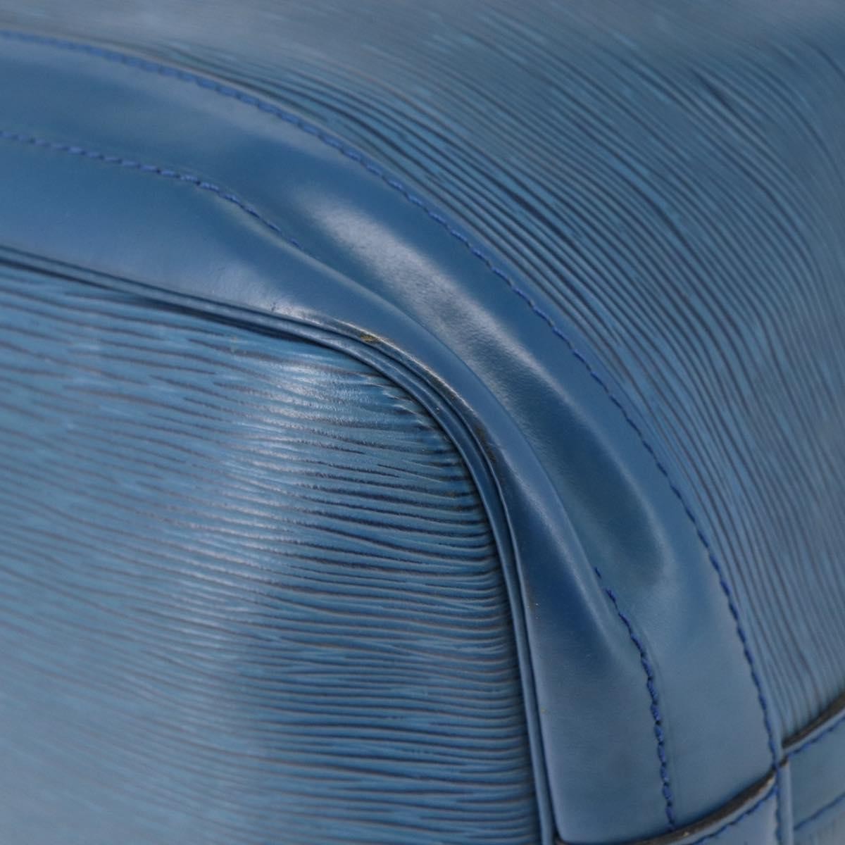 Louis Vuitton Noe Handbag Epi Leather Blue Leather Shoulder Bag