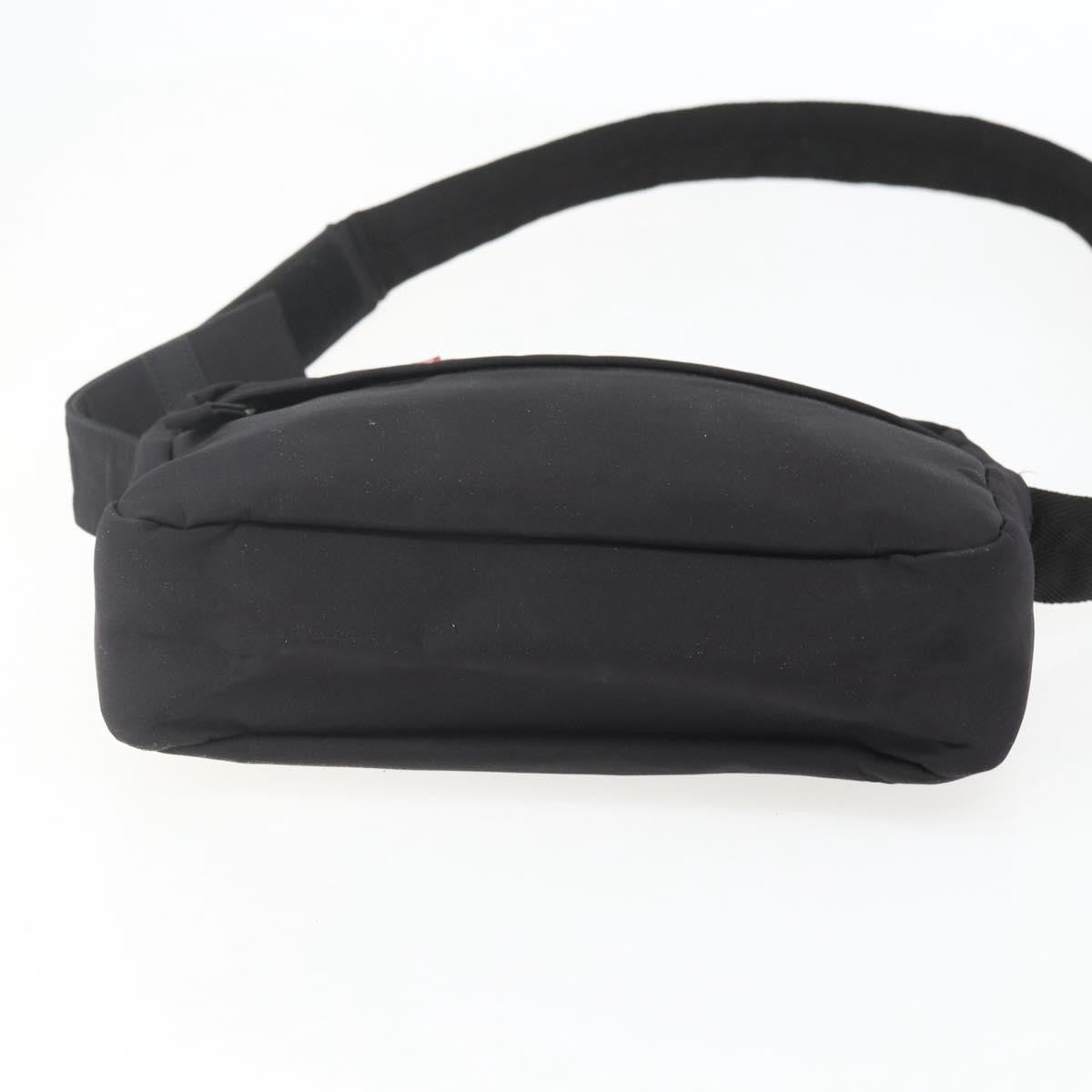 Prada Sport Zip Shoulder Bag Nylon Black Nylon Shoulder Bag Bag
