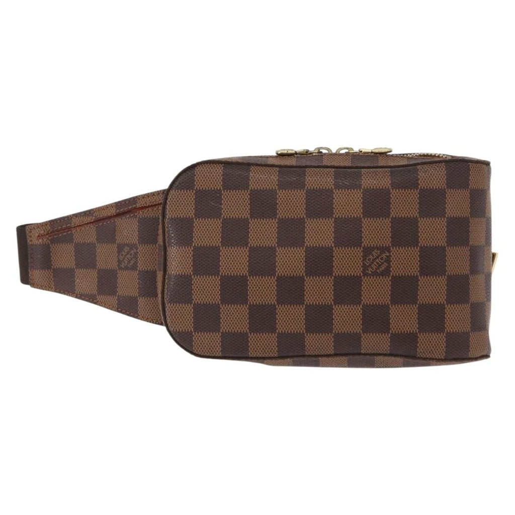 Louis Vuitton Geronimos Waist Bag Damier Brown Canvas Shoulder Bag