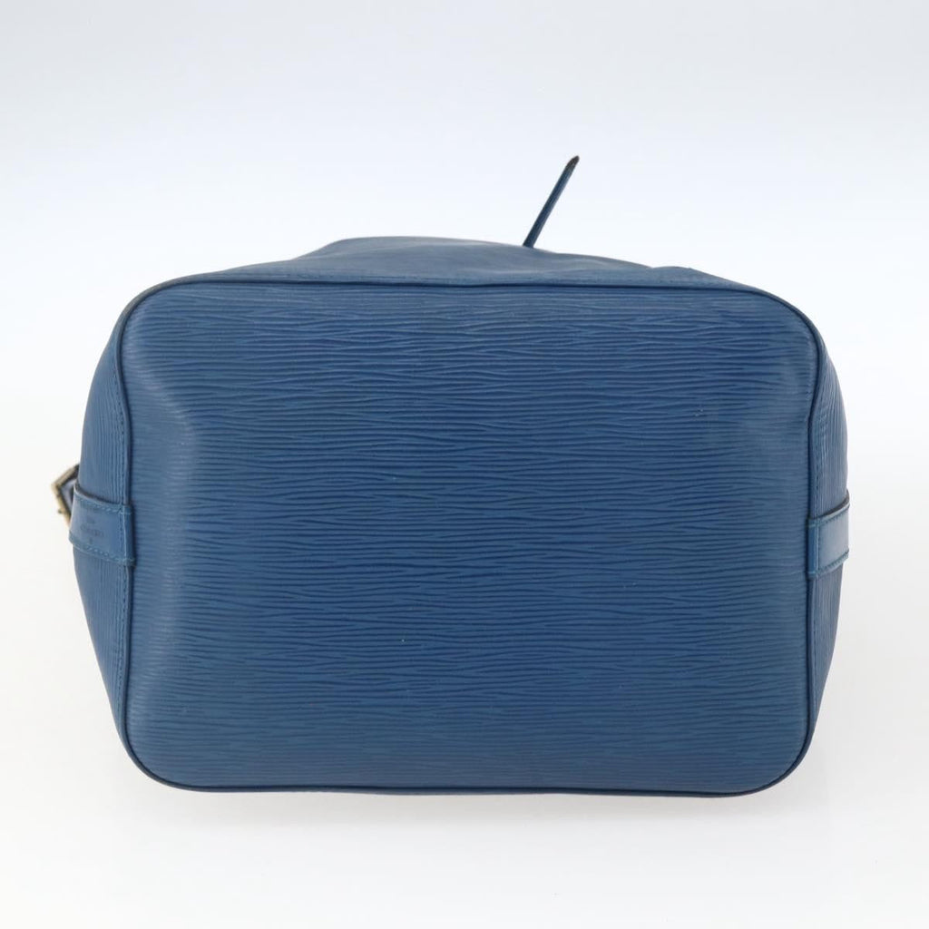 Louis Vuitton Petit Noe Handbag Epi Leather Blue Leather Shoulder Bag
