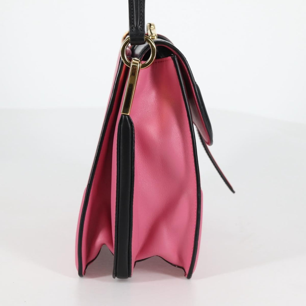 Prada Belle Top Handle Bag City Calf Pink Leather Bag