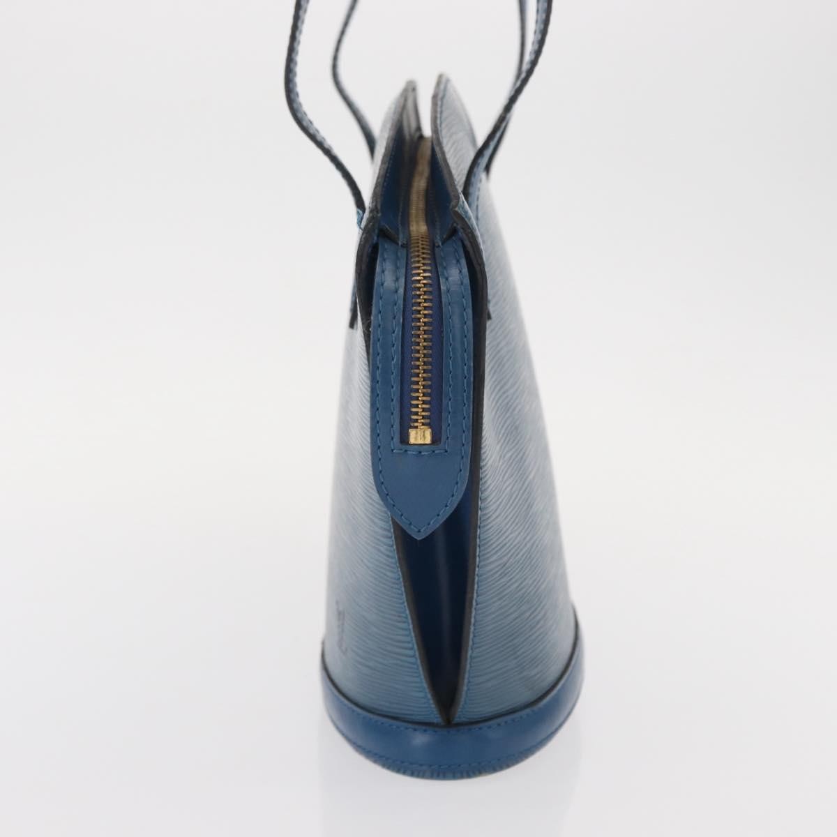 Louis Vuitton Saint Jacques Handbag Epi Leather Blue Leather Shoulder Bag