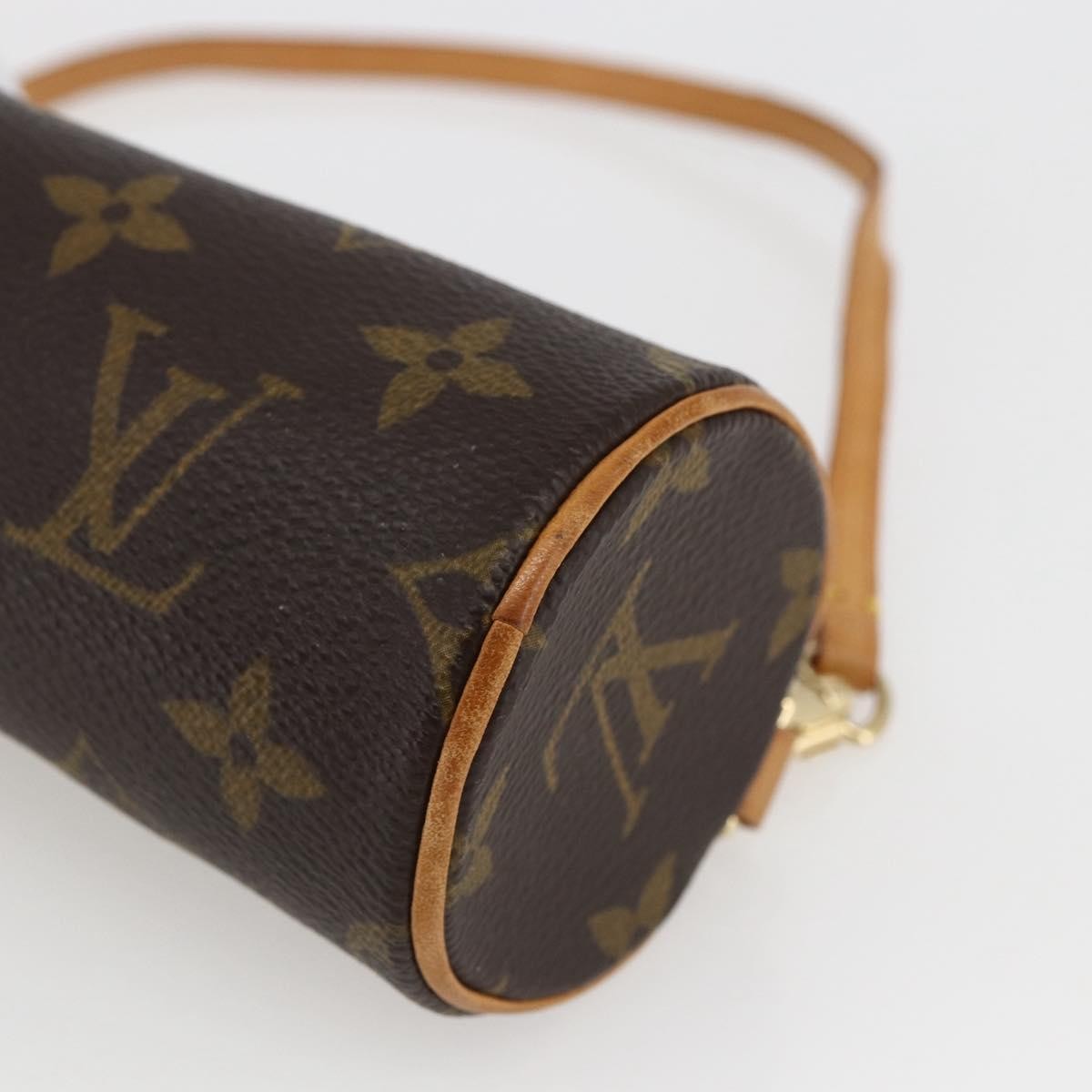 Louis Vuitton Papillon Pochette Monogram Canvas Brown Canvas Clutche & Pouche Bag