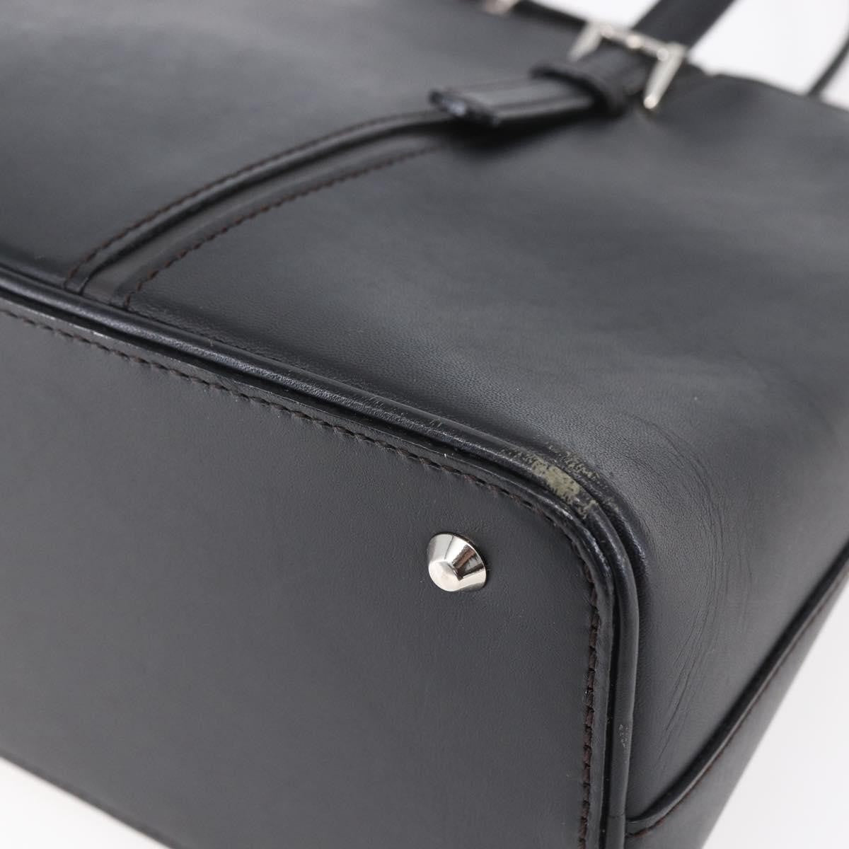 Burberry Vintage Handbag Leather Black Leather Handbag