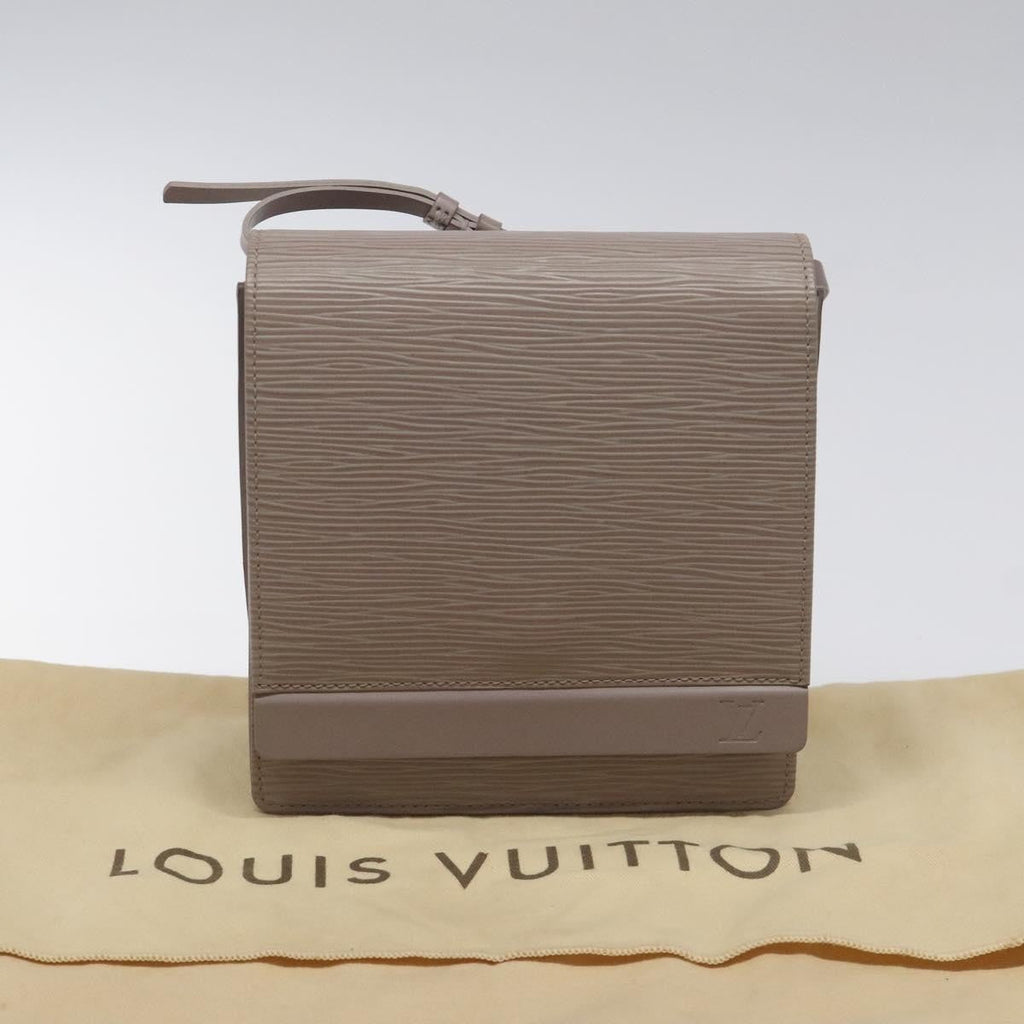 Louis Vuitton Biarritz Shoulder Bag Epi Leather Gray Leather Shoulder Bag
