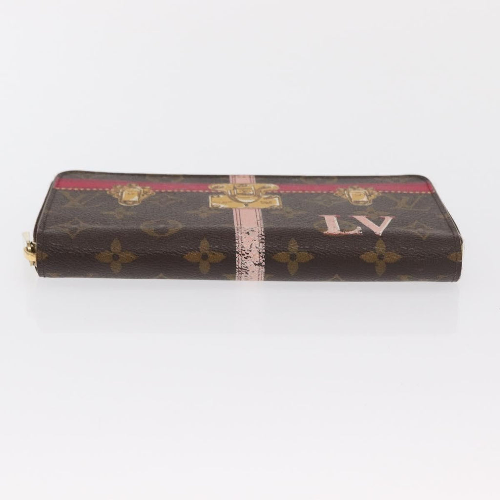Louis Vuitton Zippy Wallet Canvas Brown Canvas Wallets Accessory