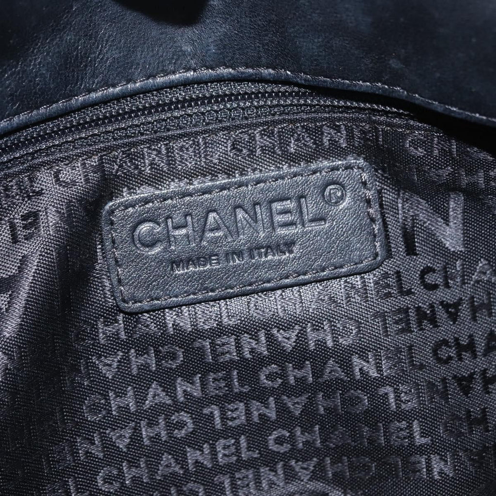 Chanel Vintage Shoulder Bag Leather Black Leather Shoulder Bag Bag