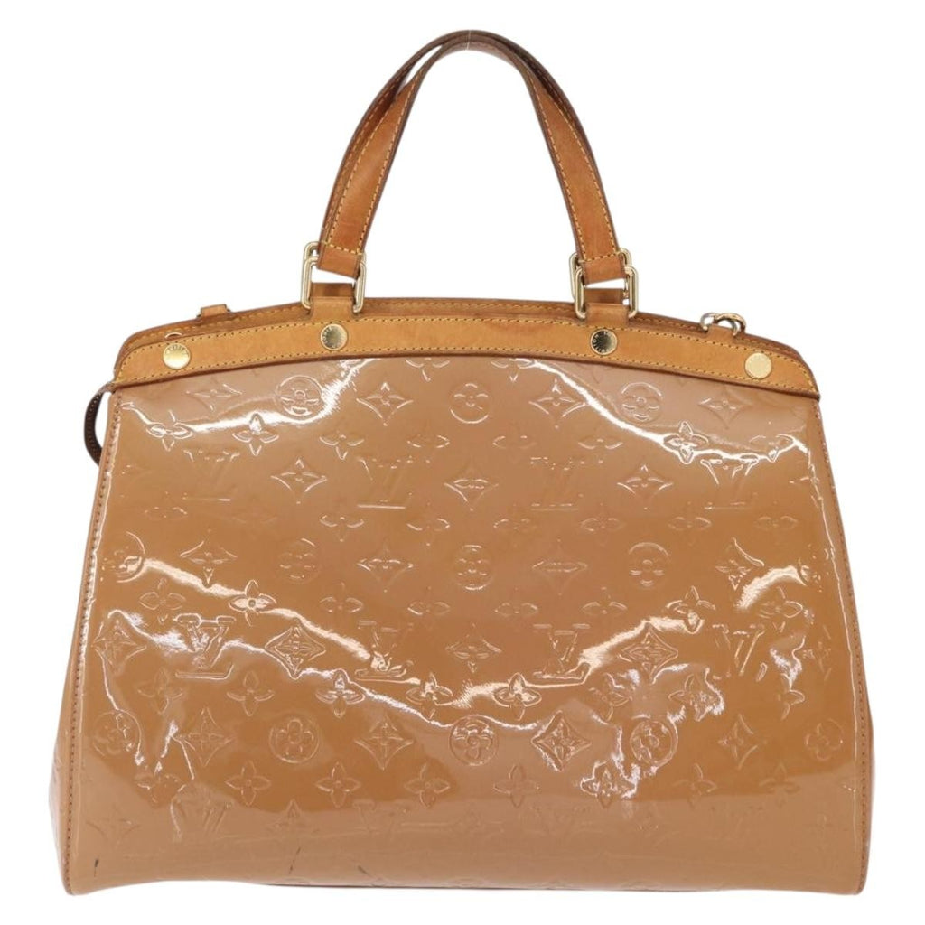 Louis Vuitton Brea Handbag Monogram Vernis Brown Patent_Leather Handbag