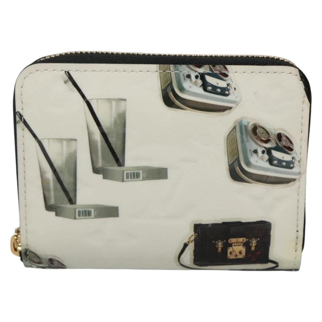 Louis Vuitton Nicolas Ghesquière Zippy Wallet Patent Monogram White Patent_Leather Wallets Accessory