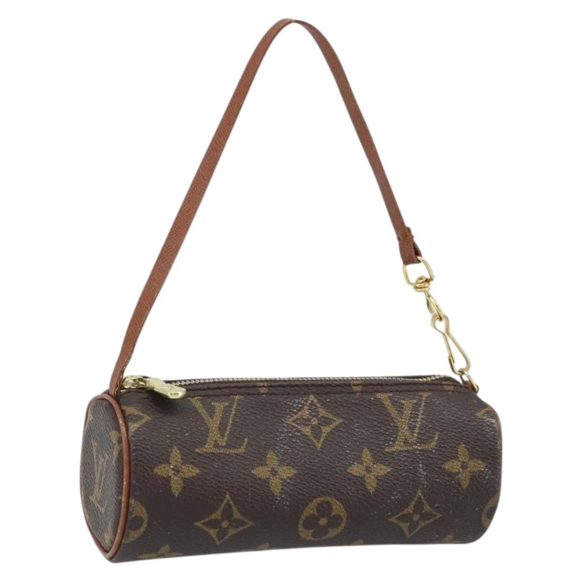 Louis Vuitton Papillon Pochette Monogram Canvas Brown Canvas Clutche & Pouche Bag