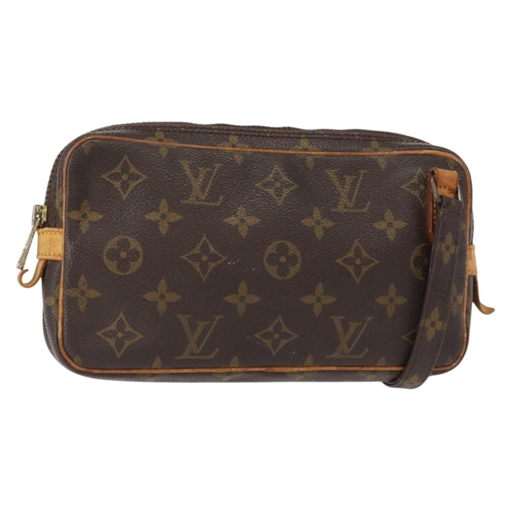 Louis Vuitton Pochette Marly Bandouliere Bag Monogram Canvas Brown Canvas Clutche & Pouche Bag