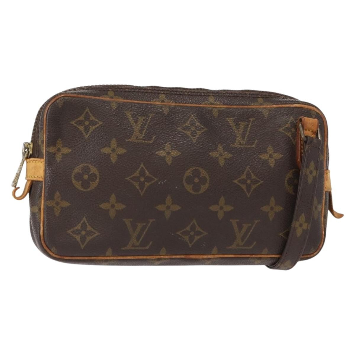 Louis Vuitton Pochette Marly Bandouliere Bag Monogram Canvas Brown Canvas Clutche & Pouche Bag