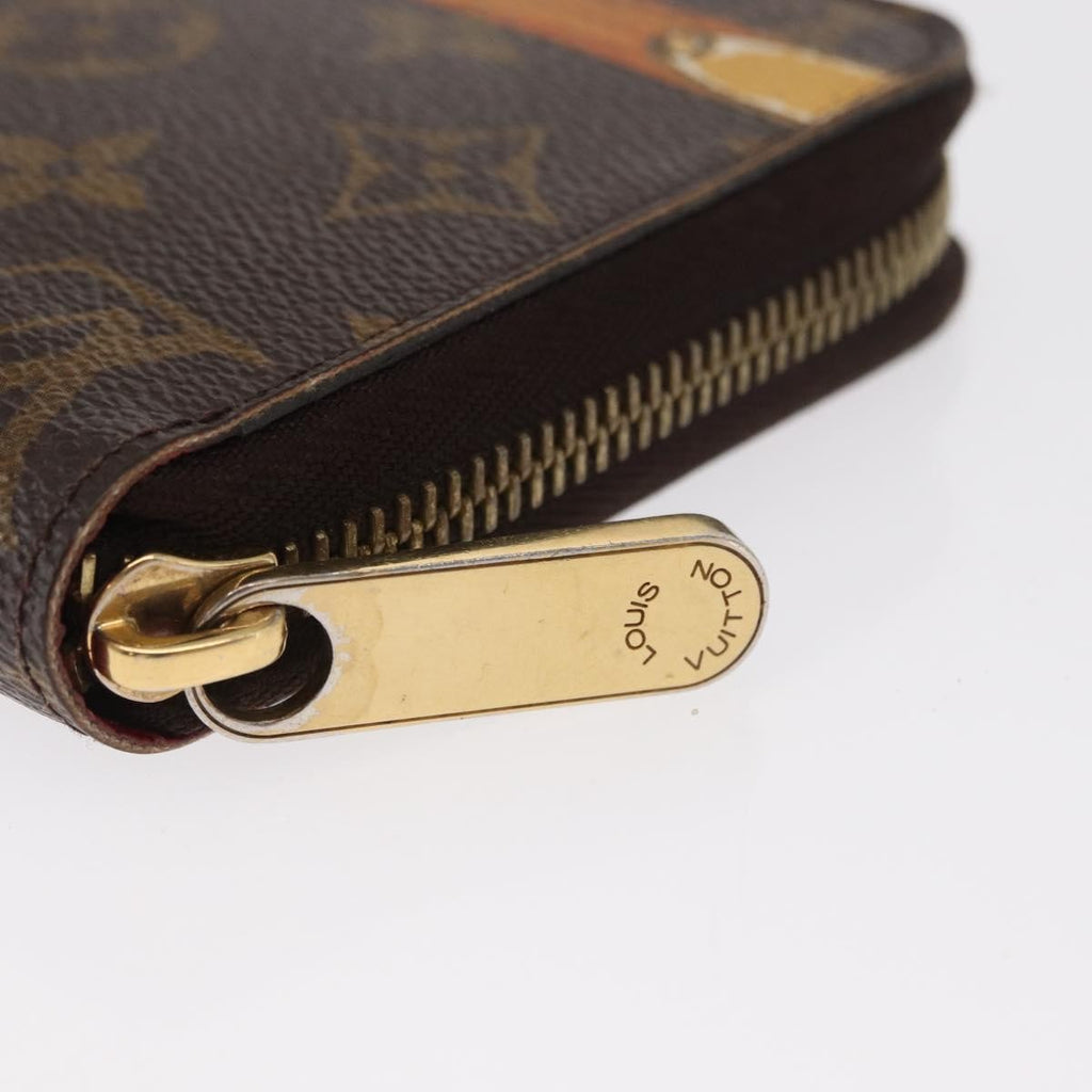 Louis Vuitton Zippy Wallet Canvas Brown Canvas Wallets Accessory