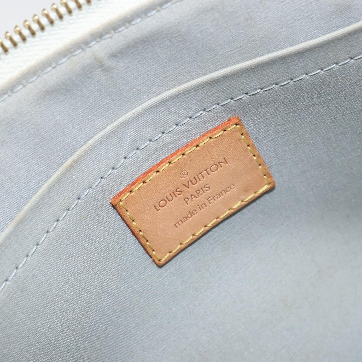 Louis Vuitton Rosewood Avenue Handbag Monogram Vernis Beige Patent_Leather Handbag