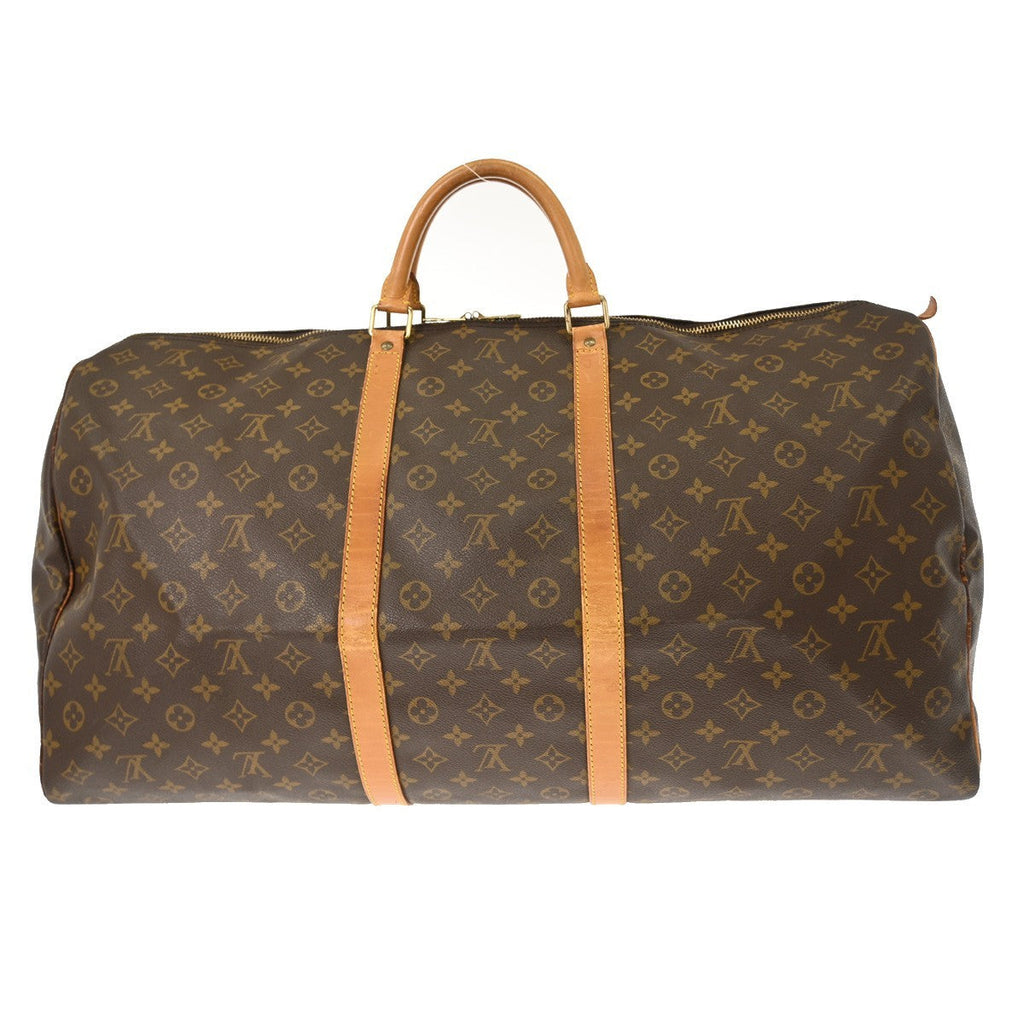 Louis Vuitton Keepall Bag Monogram Canvas Brown Canvas Travel Bag