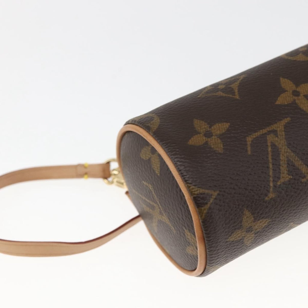 Louis Vuitton Papillon Pochette Monogram Canvas Brown Canvas Clutche & Pouche Bag