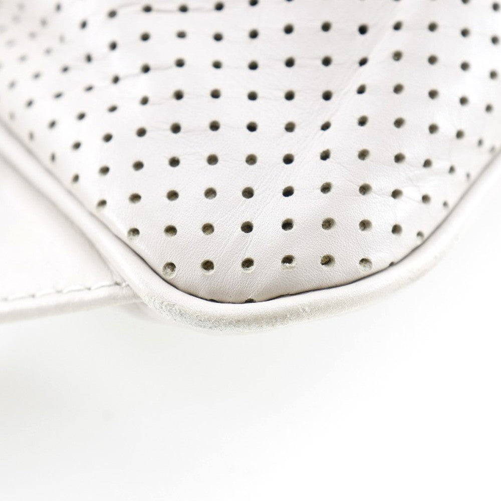 Bottega Veneta Drawstring Backpack Perforated Leather Beige Calfskin Backpack Bag