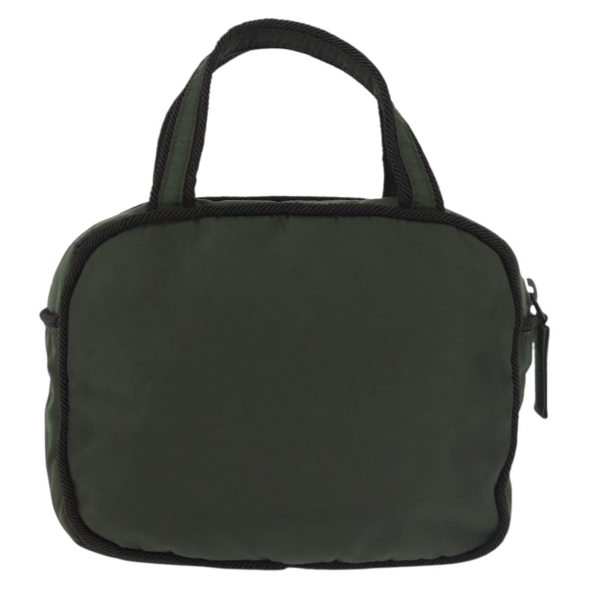 Prada Vintage Handbag Tessuto Khaki Nylon Handbag