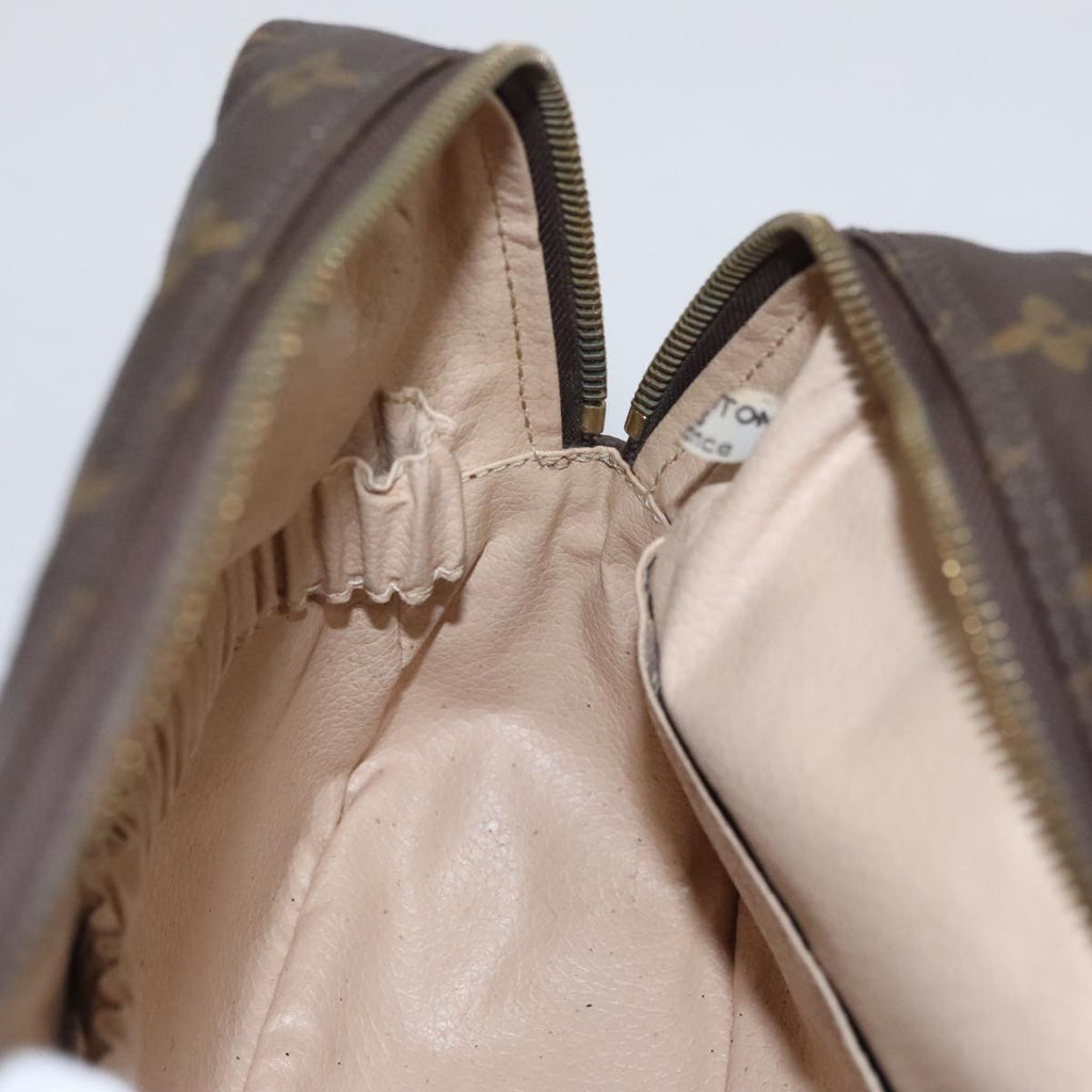 Louis Vuitton Trousse Toiletry Pouch Monogram Canvas Brown Canvas Toiletry Case Accessory