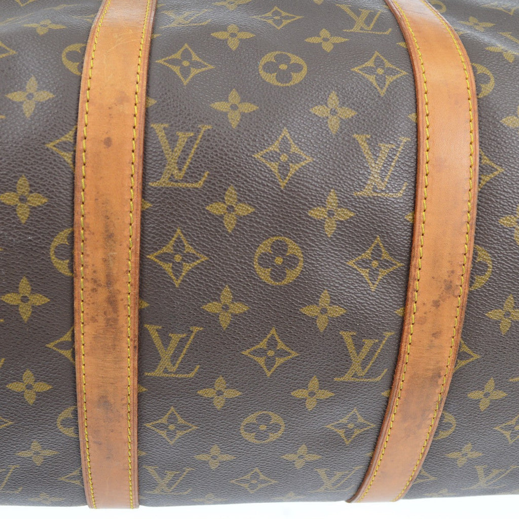 Louis Vuitton Keepall Bag Monogram Canvas Brown Canvas Travel Bag