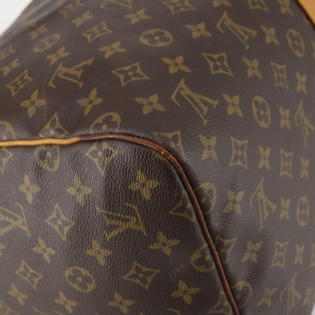 Louis Vuitton Keepall Bag Monogram Canvas Brown Canvas Travel Bag