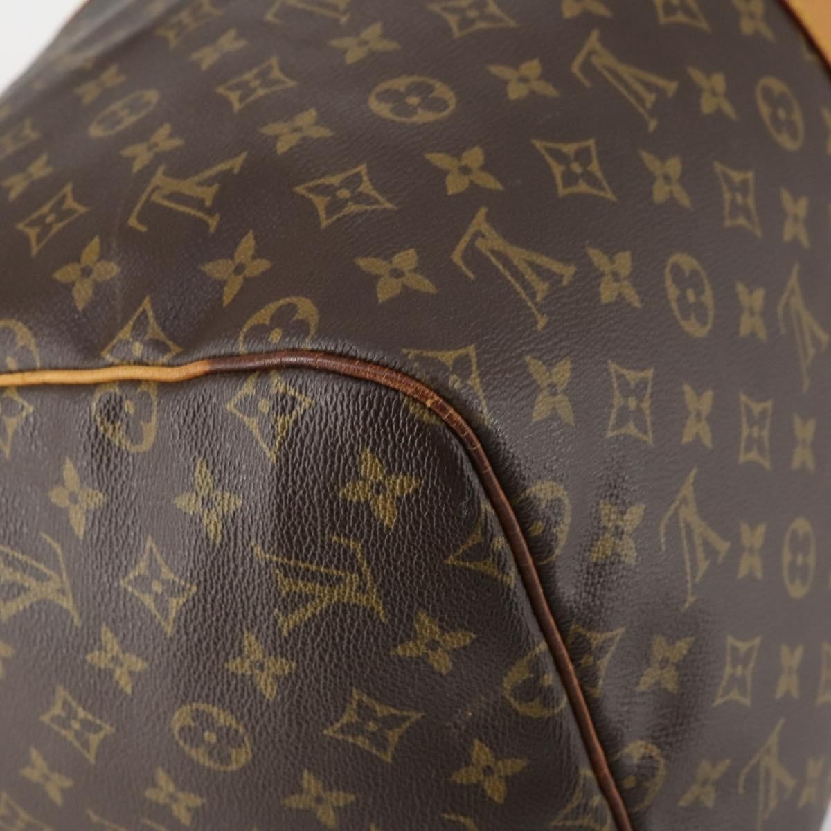 Louis Vuitton Keepall Bag Monogram Canvas Brown Canvas Travel Bag