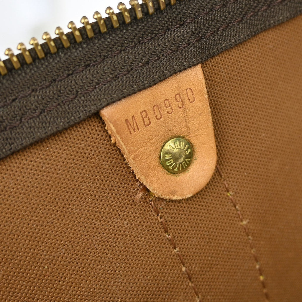 Louis Vuitton Keepall Bag Monogram Canvas Brown Canvas Travel Bag