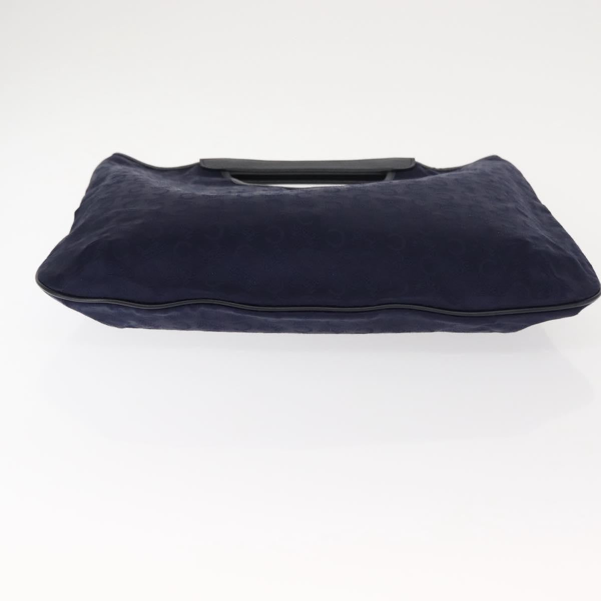 Celine C Sulky Handbag Suede Navy Suede Handbag