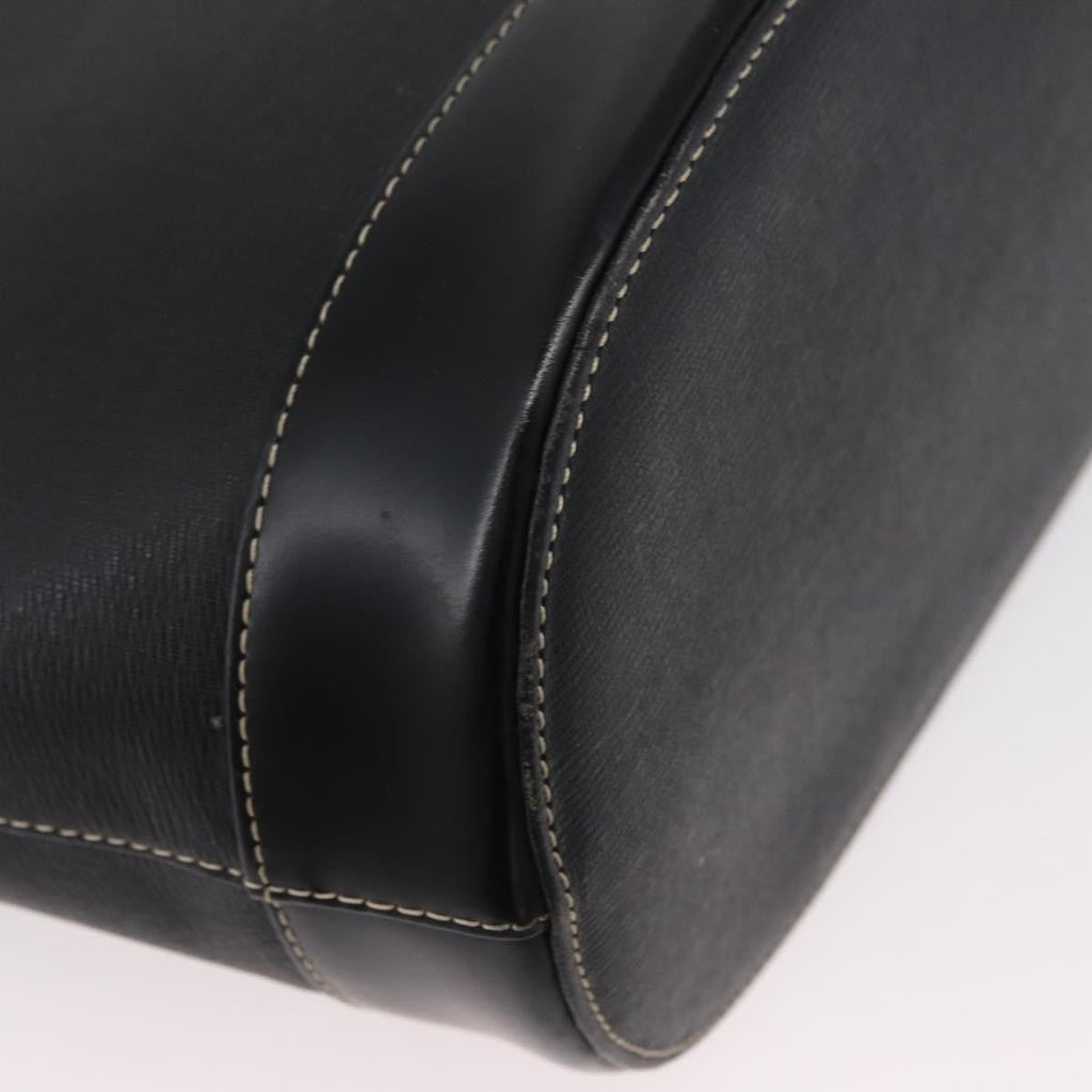 Burberry Vintage Tote Bag Leather Black Leather Tote Bag