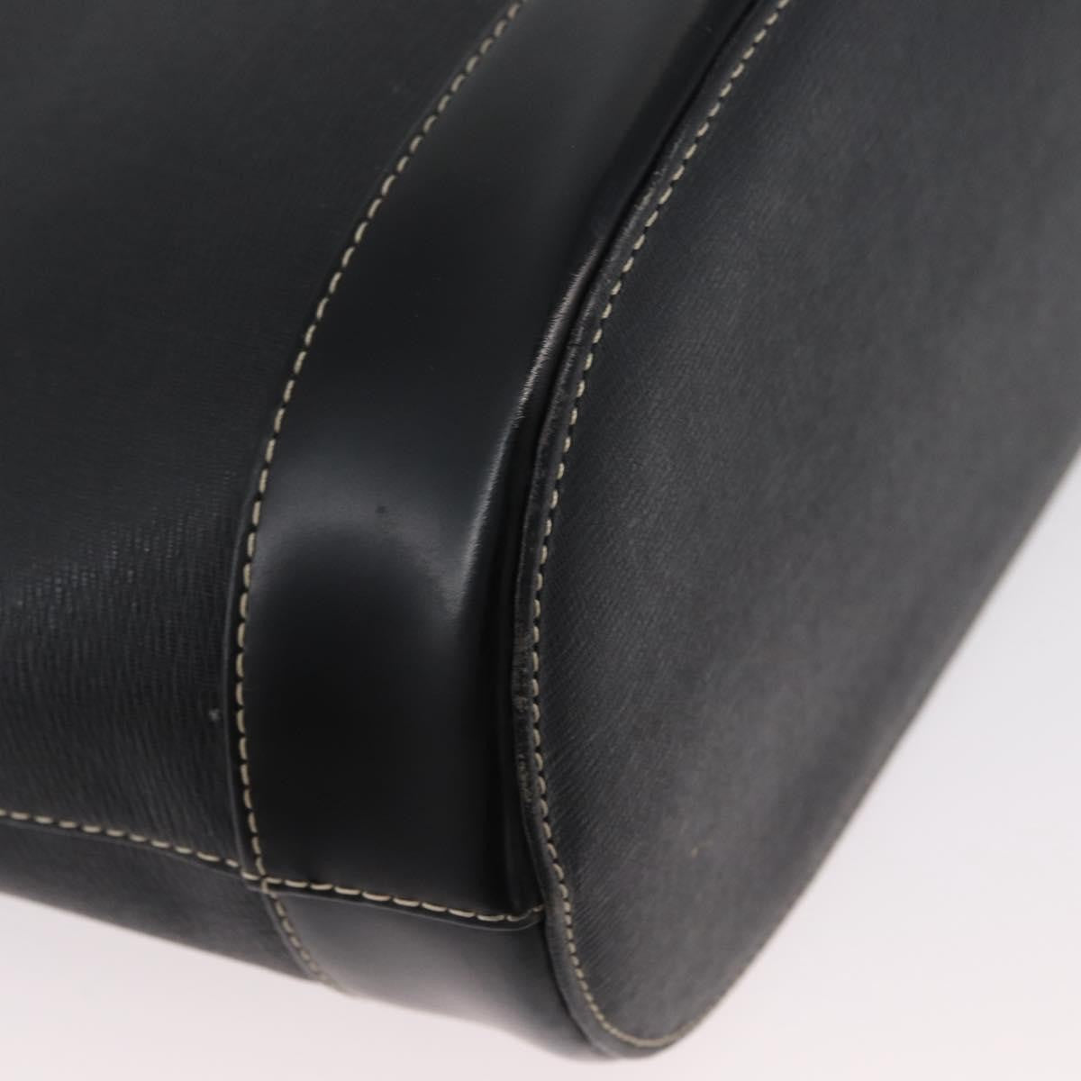 Burberry Vintage Tote Bag Leather Black Leather Tote Bag