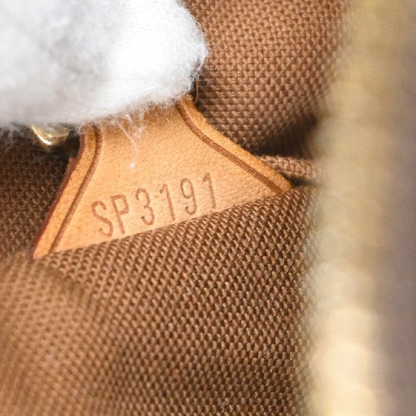 Louis Vuitton Tivoli Handbag Monogram Canvas Brown Canvas Shoulder Bag