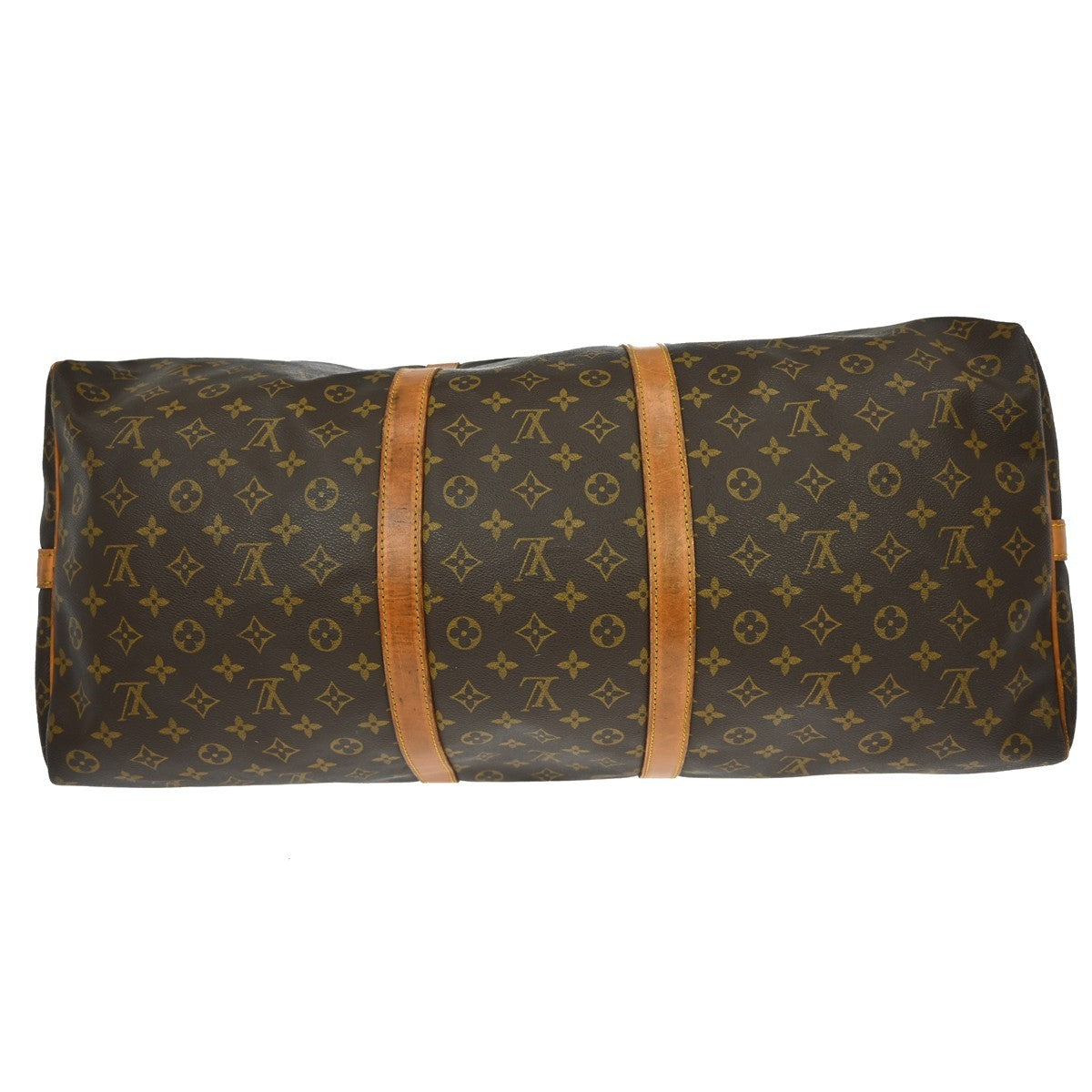 Louis Vuitton Keepall Bag Monogram Canvas Brown Canvas Travel Bag