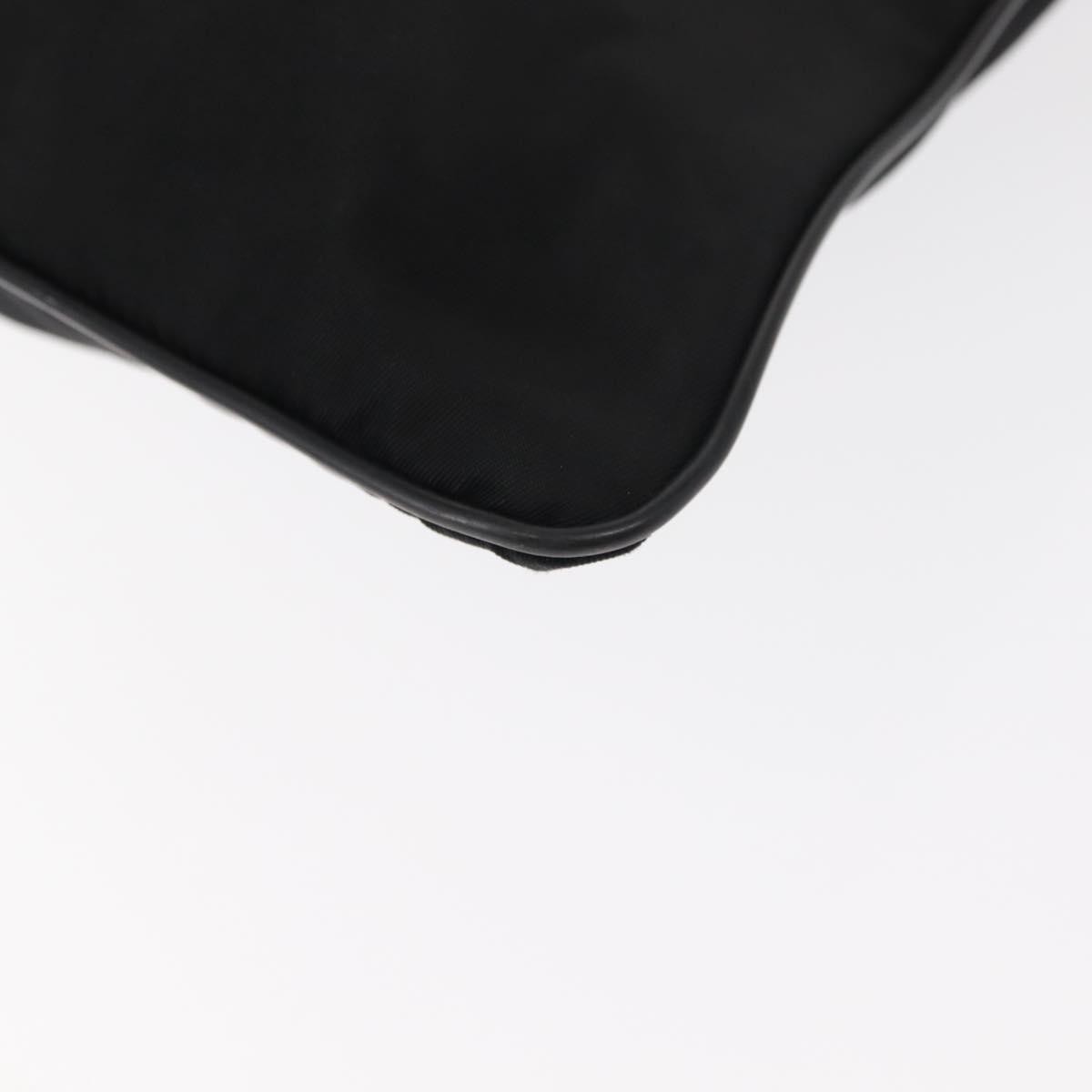 Prada Flat Messenger Bag Tessuto Black Nylon Shoulder Bag Bag