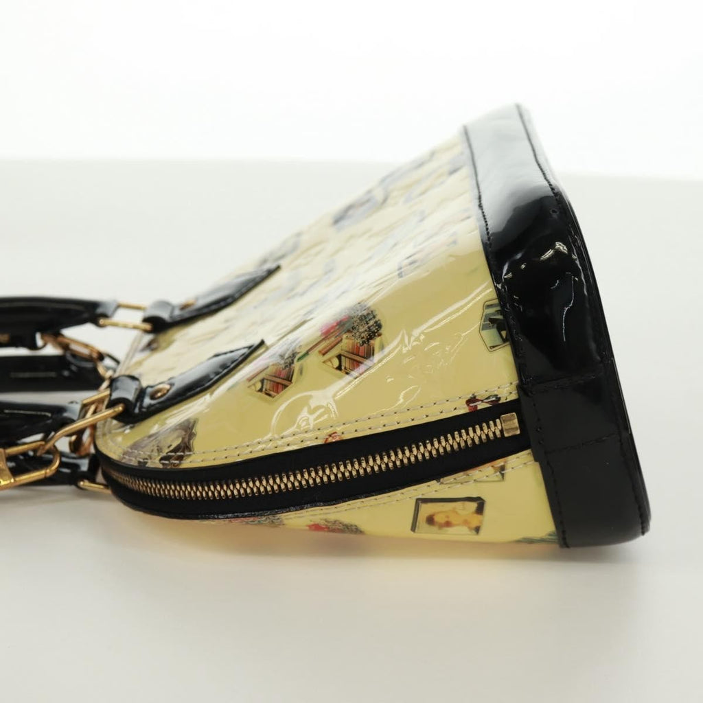 Louis Vuitton Alma Handbag Limited Edition Stickers Monogram Vernis Multicolour Patent_Leather Handbag