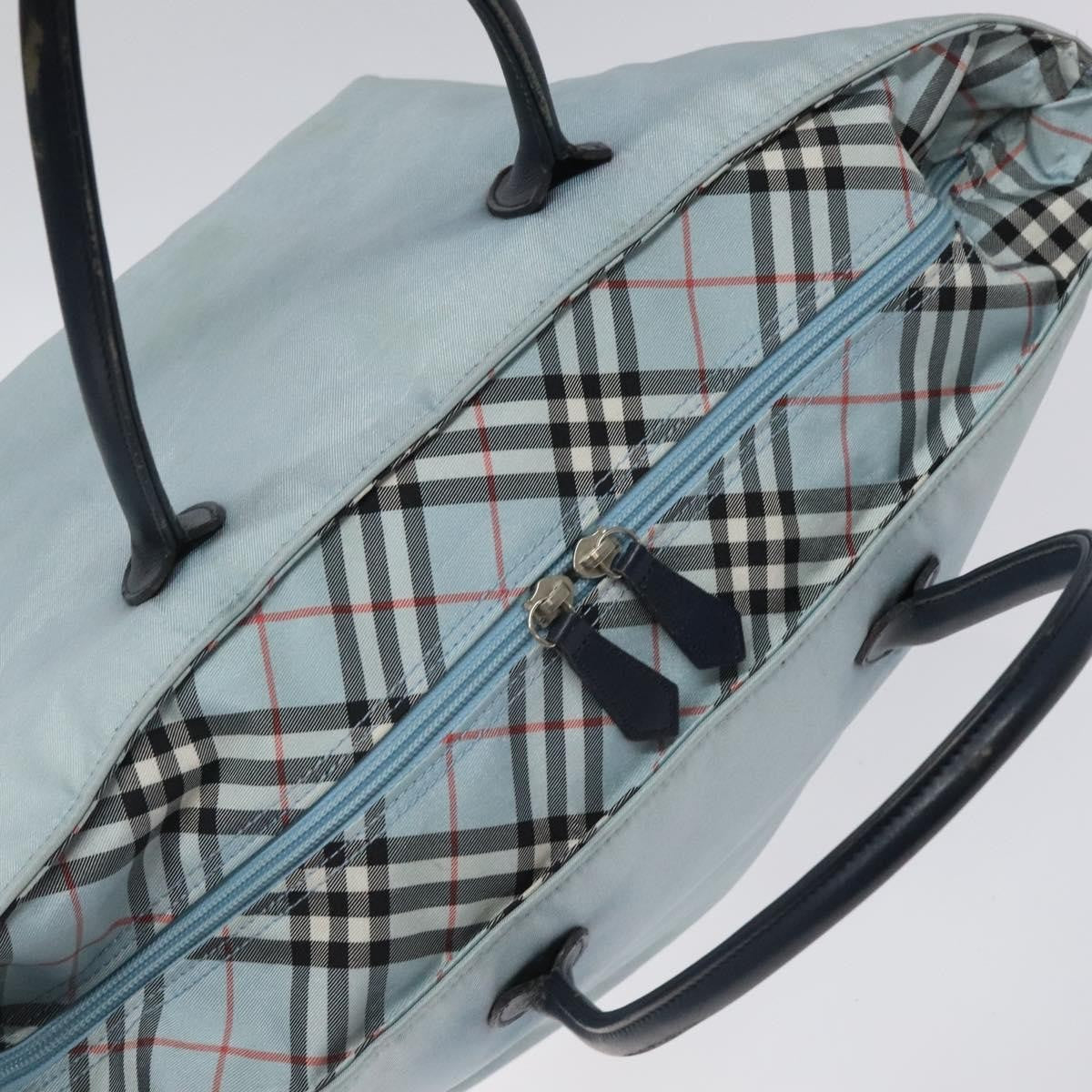 Burberry Nova Check Blue Label Nylon Blue Nylon Handbag