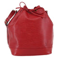 Louis Vuitton Noe Handbag Epi Leather Red Leather Bag