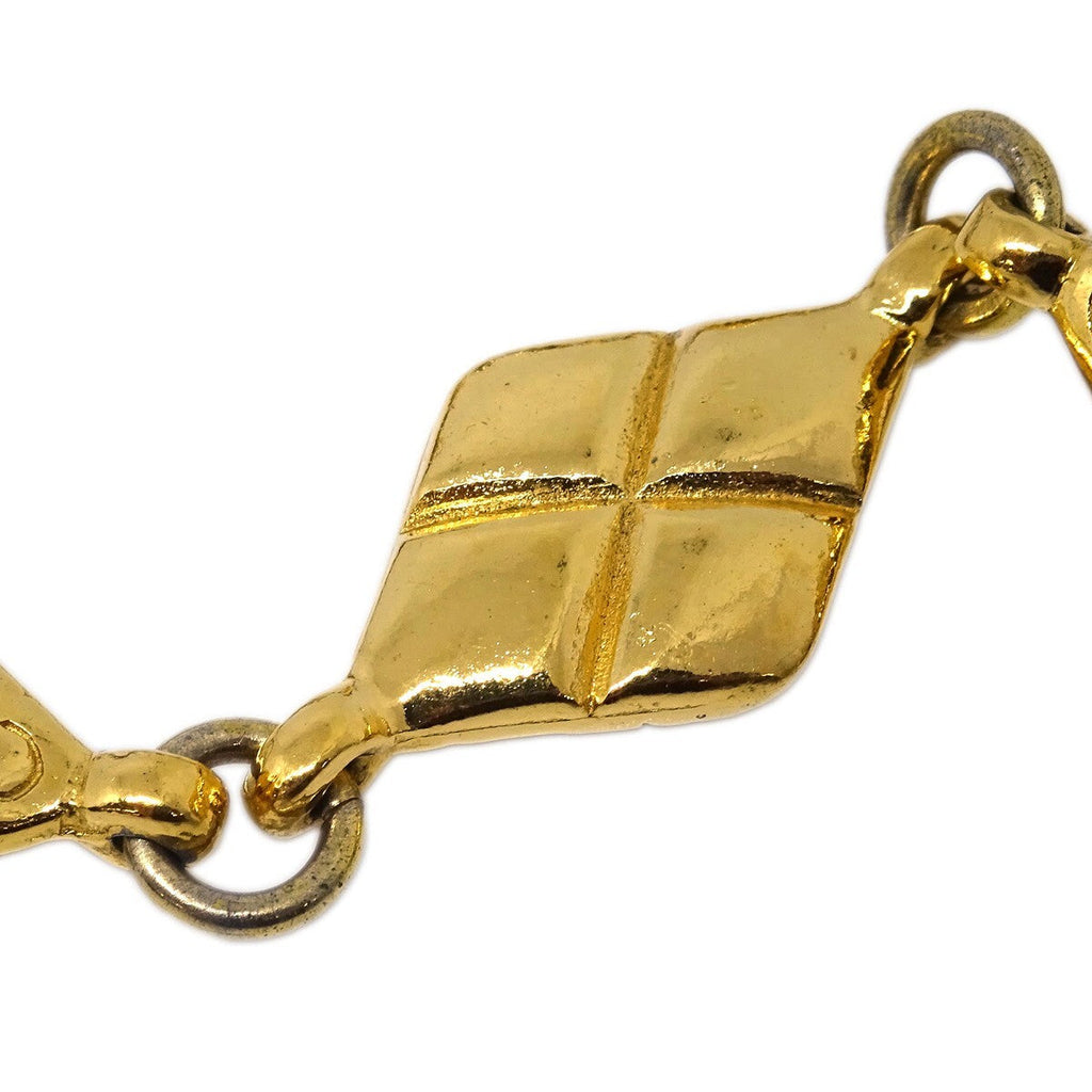 Chanel Mademoiselle Pendant Necklace Gold-Plated Gold Gold_Plated Necklace Jewelry