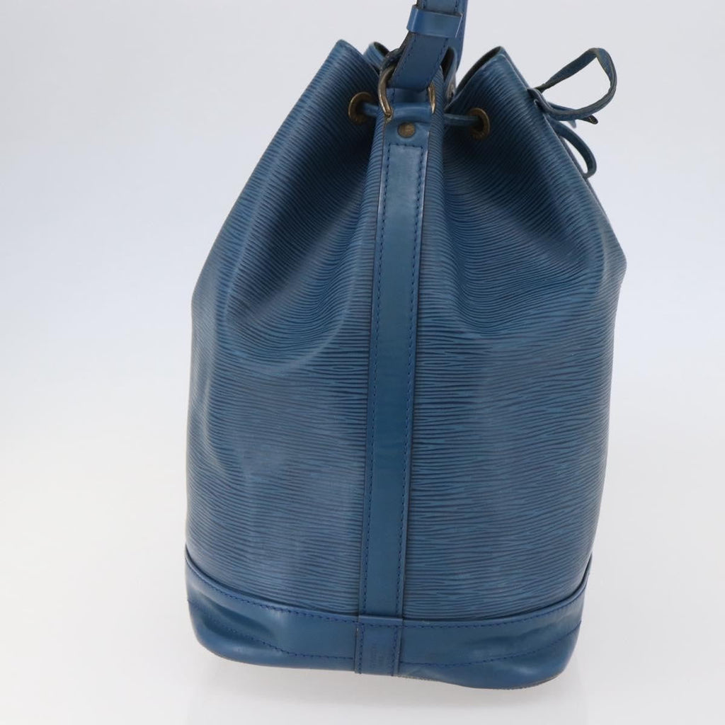 Louis Vuitton Noe Handbag Epi Leather Blue Leather Shoulder Bag