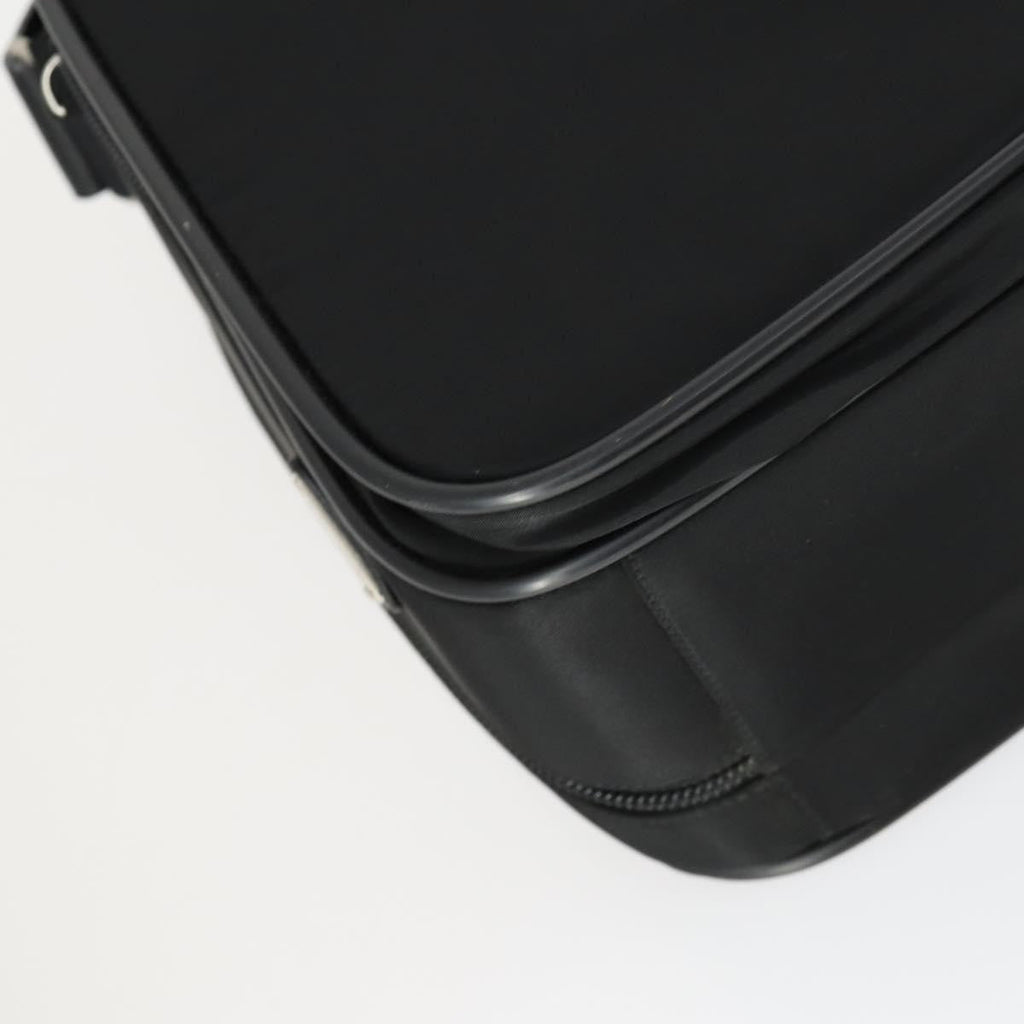 Prada Convertible Front Pocket Briefcase Tessuto With Saffiano Leather Black Nylon Briefcase Bag