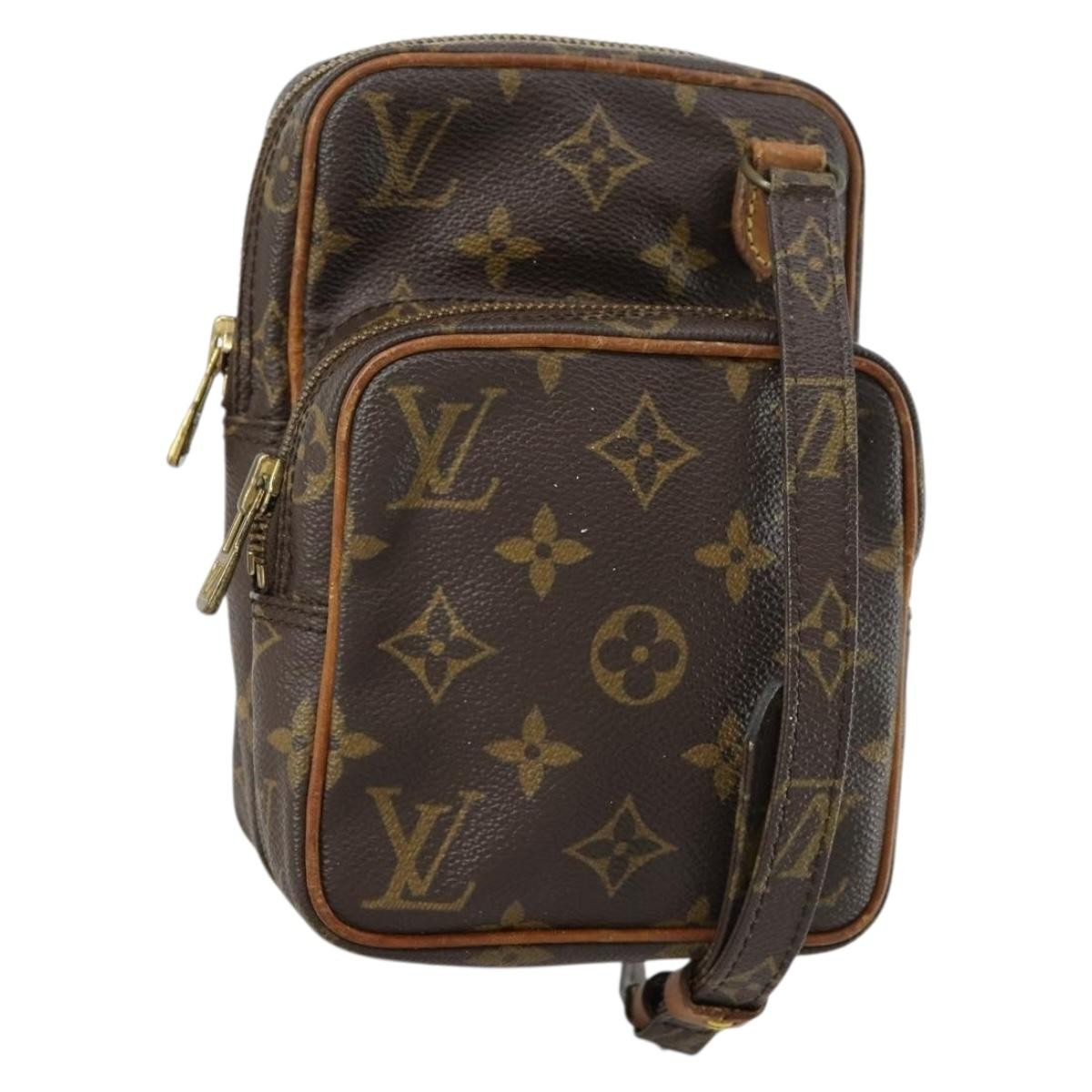 Louis Vuitton Amazone Bag Monogram Canvas Brown Canvas Shoulder Bag