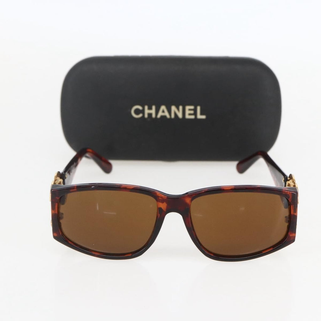 Chanel Logo Cc Sunglasses Plastic Brown Plastic Sunglasse Accessory