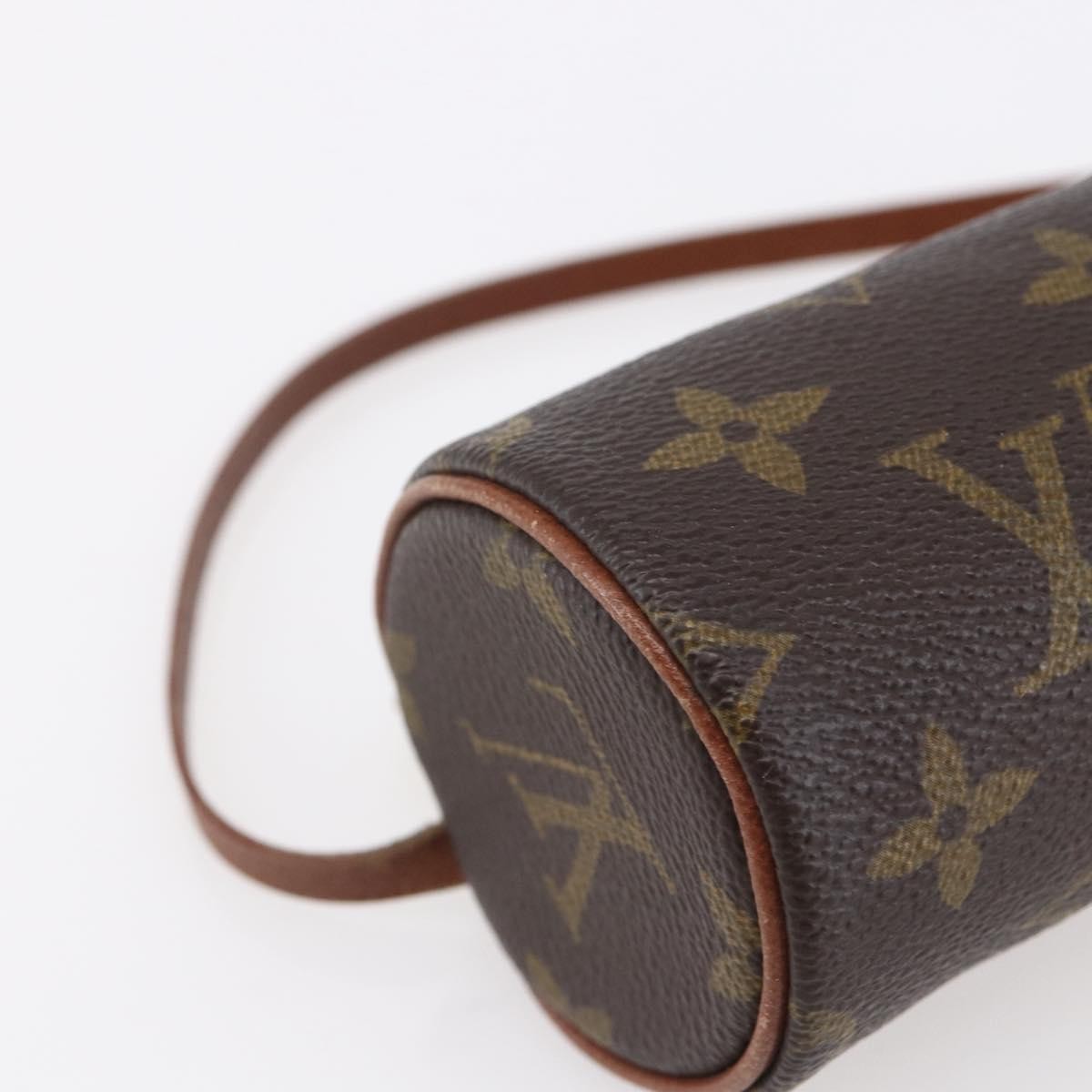 Louis Vuitton Papillon Pochette Monogram Canvas Brown Canvas Clutche & Pouche Bag