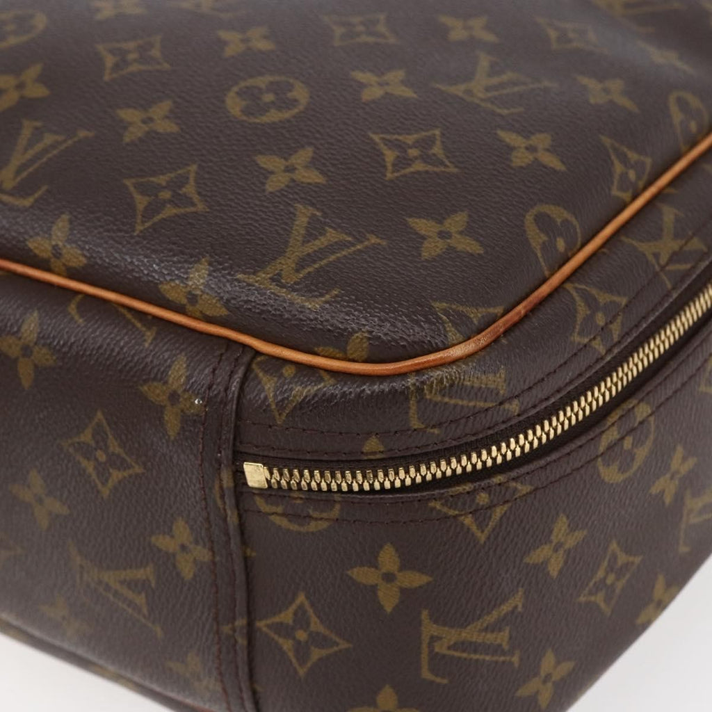 Louis Vuitton Excursion Handbag Monogram Canvas Brown Canvas Handbag