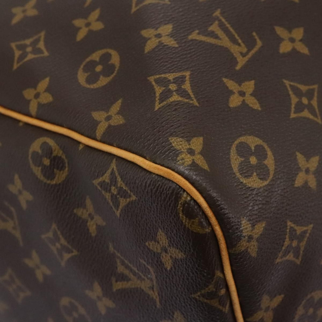 Louis Vuitton Keepall Bag Monogram Canvas Brown Canvas Travel Bag