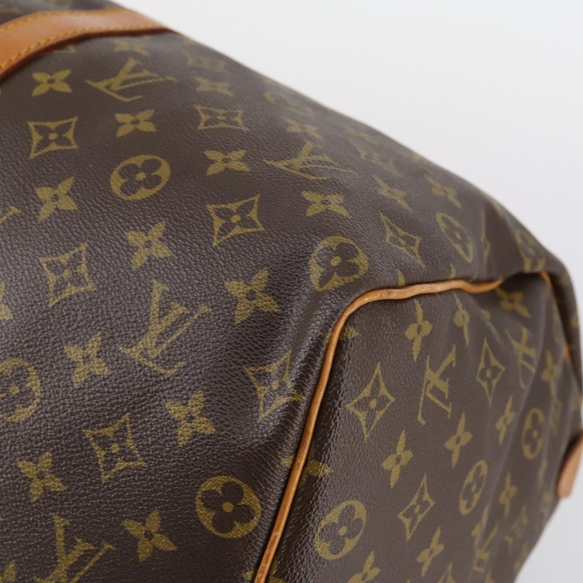Louis Vuitton Keepall Bag Monogram Canvas Brown Canvas Travel Bag