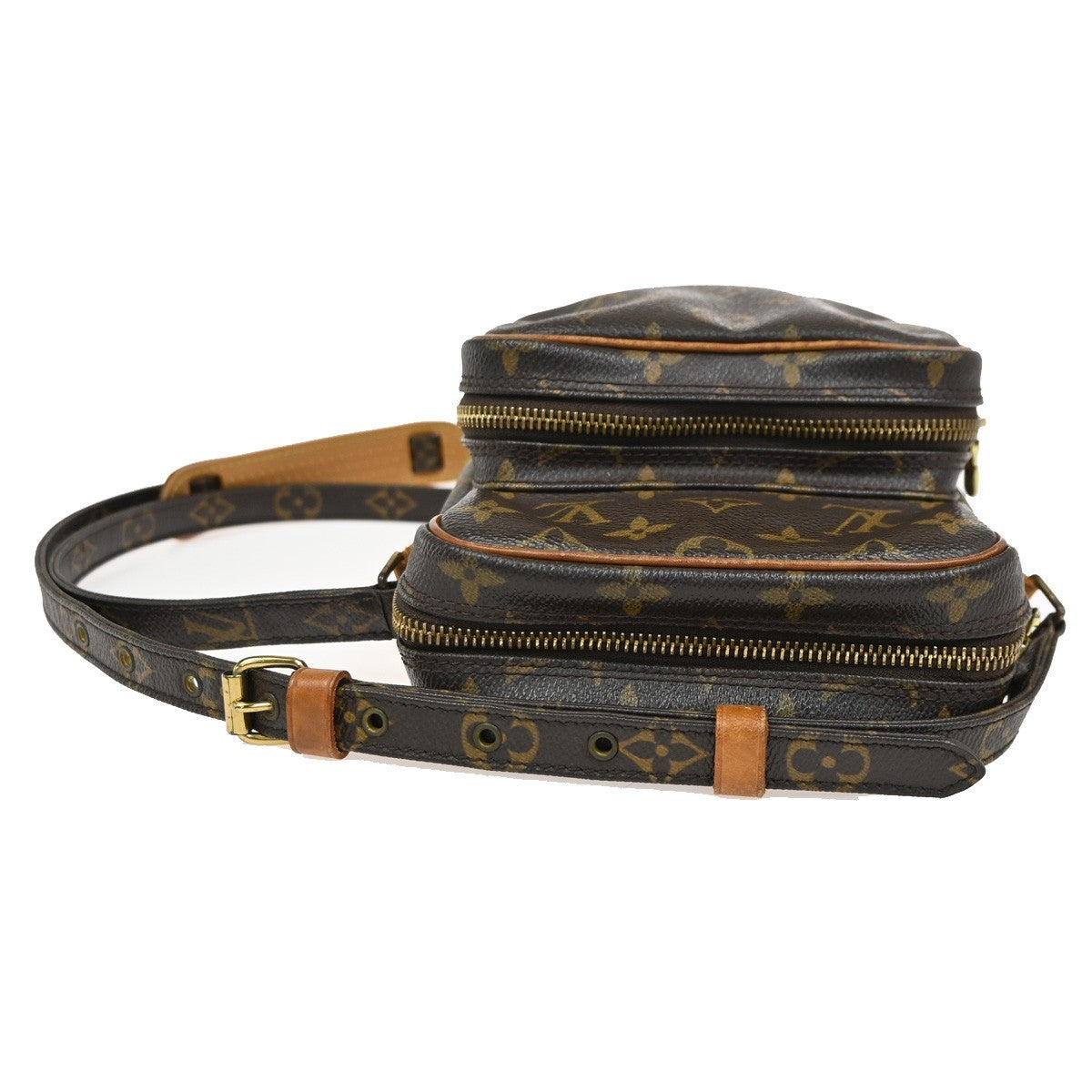 Louis Vuitton Amazone Bag Monogram Canvas Brown Canvas Shoulder Bag