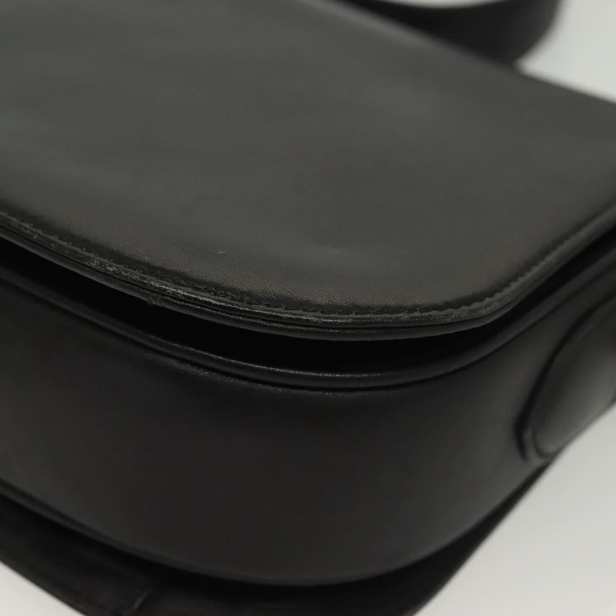 Celine Horse Carriage Shoulder Bag Leather Black Leather Bag